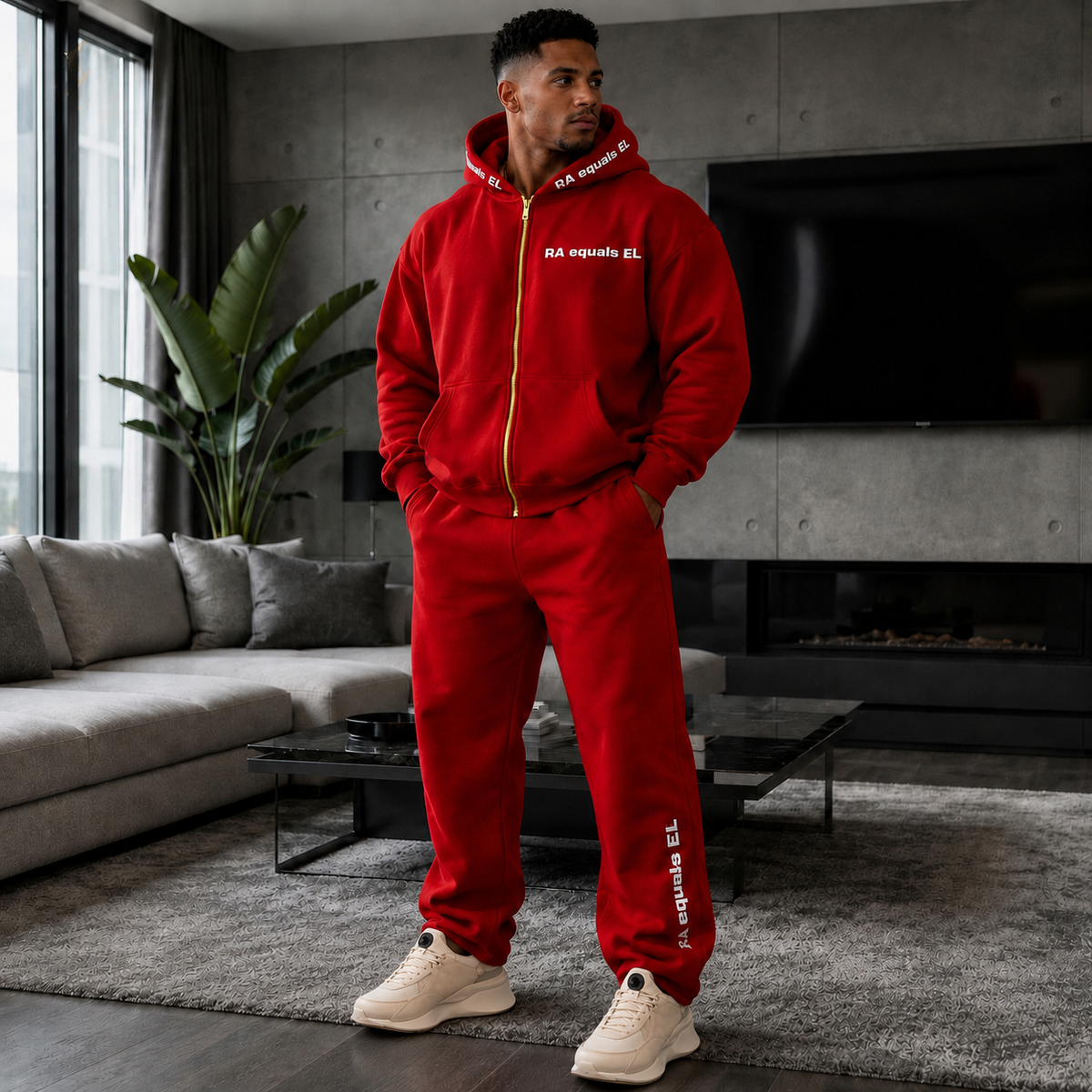 Red 6 Hoodie and Joggers Limited Edition Serial Number 001-300