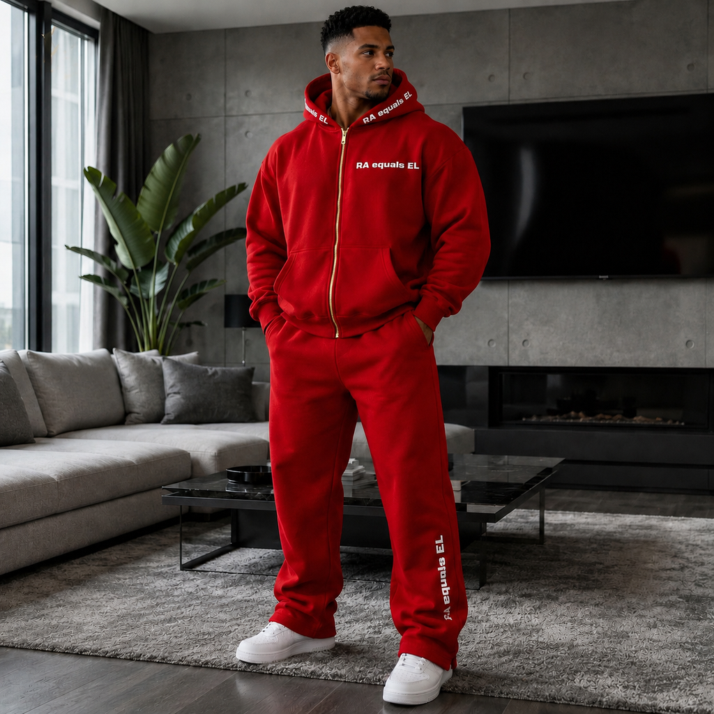 Red 6 Hoodie and Joggers Limited Edition Serial Number 001-300