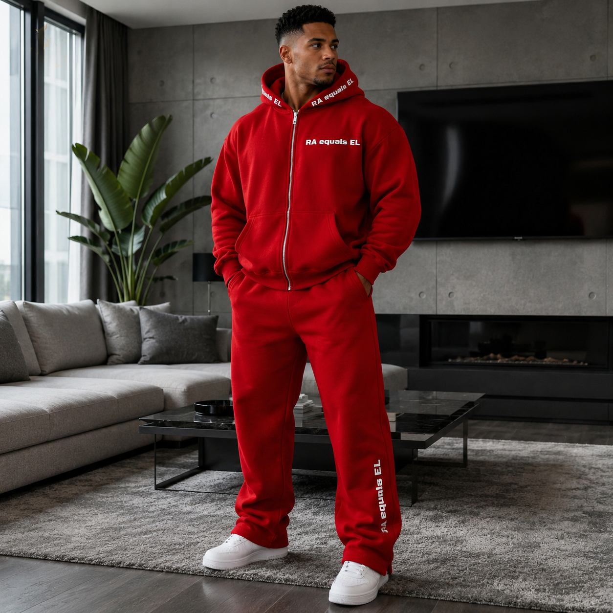 Red 6 Hoodie and Joggers Limited Edition Serial Number 001-300