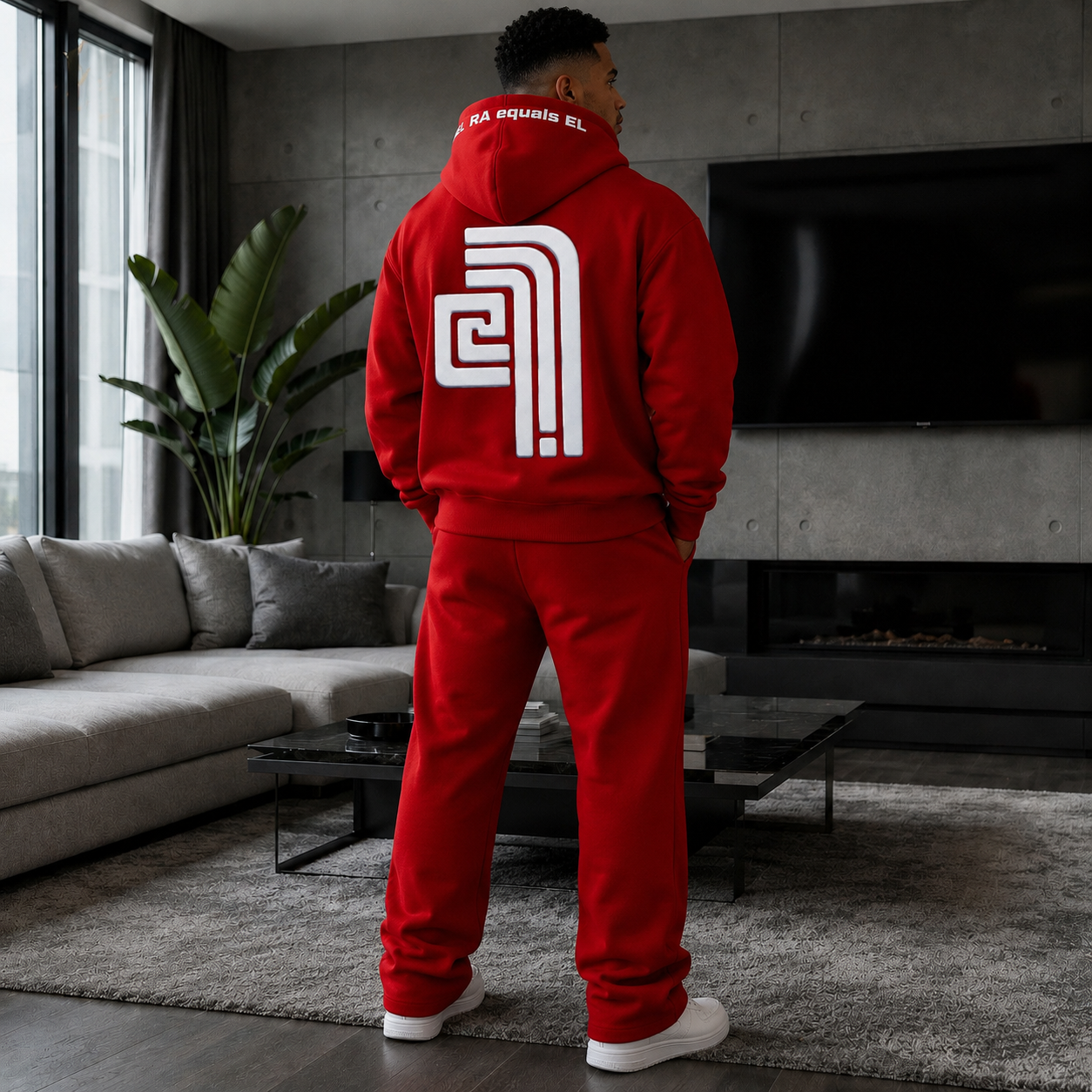 Red 6 Hoodie and Joggers Limited Edition Serial Number 001-300