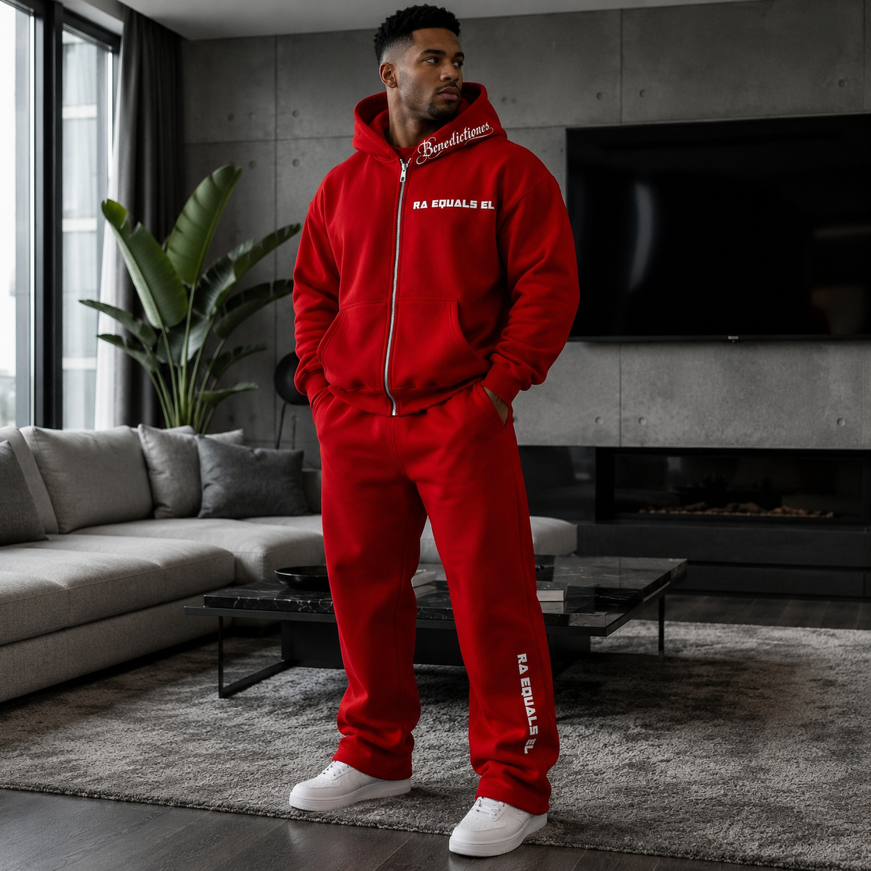Red 6 Hoodie and Joggers Limited Edition Serial Number 001-300