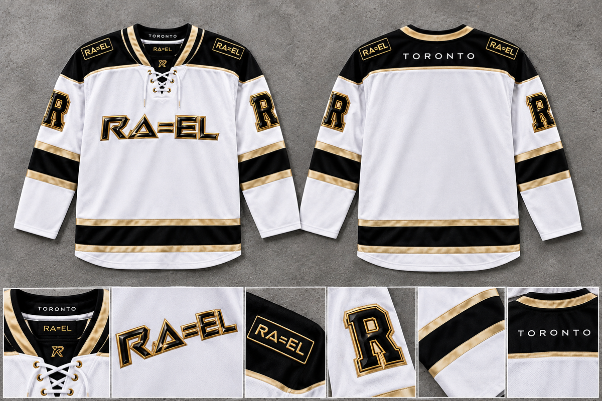 Limited edition Collab RA=EL | K-Pop superstars BTS, designer hockey jerseys