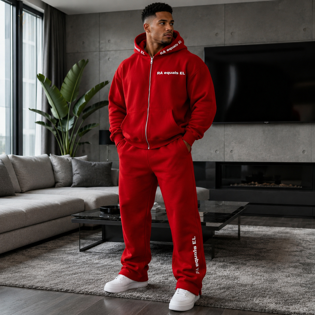 Red 6 Hoodie and Joggers Limited Edition Serial Number 001-300
